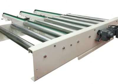An example of a pallet conveyor built and designed by CKF