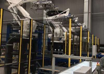 Automated system using ABB robots