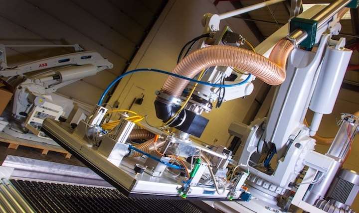 Multi axis robotic automation system for a CKF customer