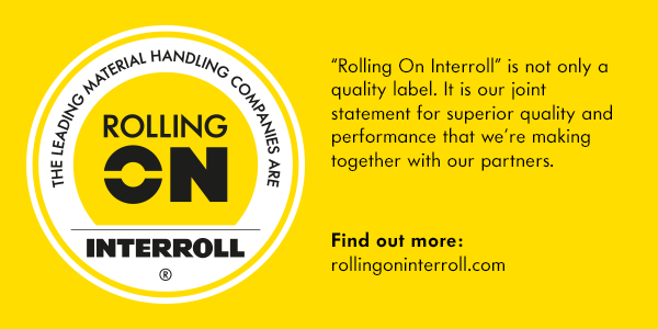 CKF Systems are selected to be part of the Rolling on Interroll programme