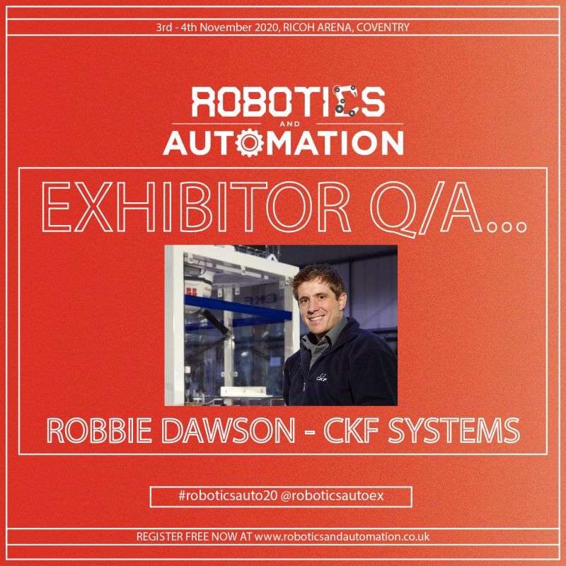 Five minute interview with Robbie Dawson, CKF Sales and Marketing Manager