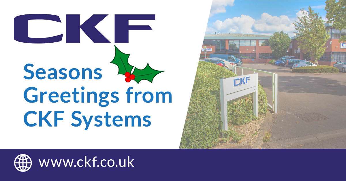 Seasons Greetings from all at CKF Systems