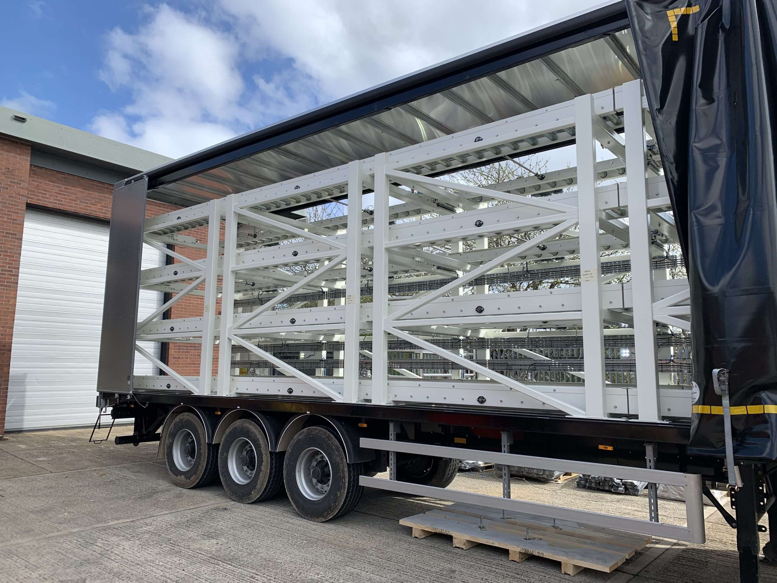 Automated trailer system designed and built by CKF Automated trailer system designed and built by CKF