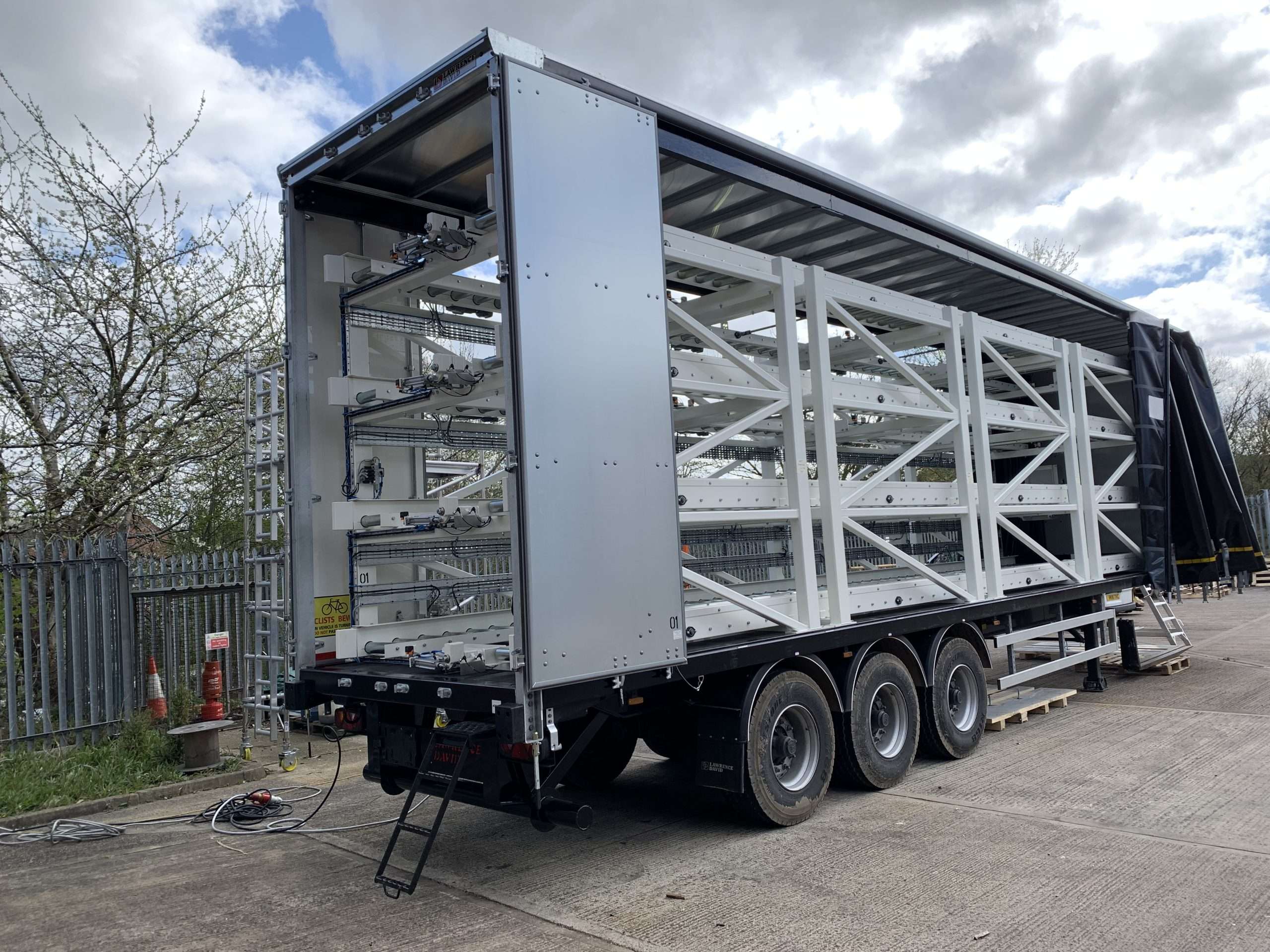 Automated trailer system designed and built by CKF Automated trailer system designed and built by CKF