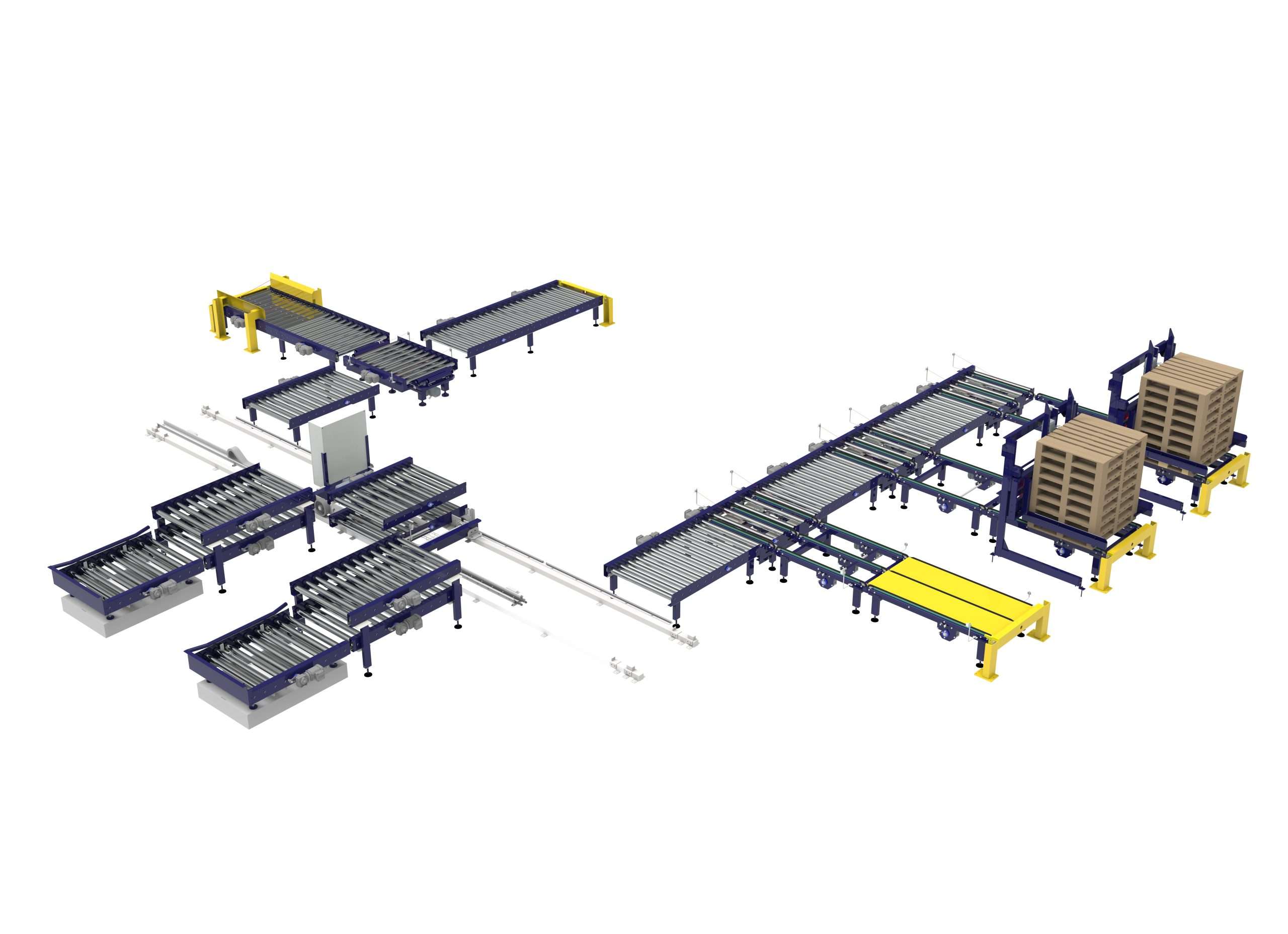 This is the design of a conveyor system we installed for one of our customers