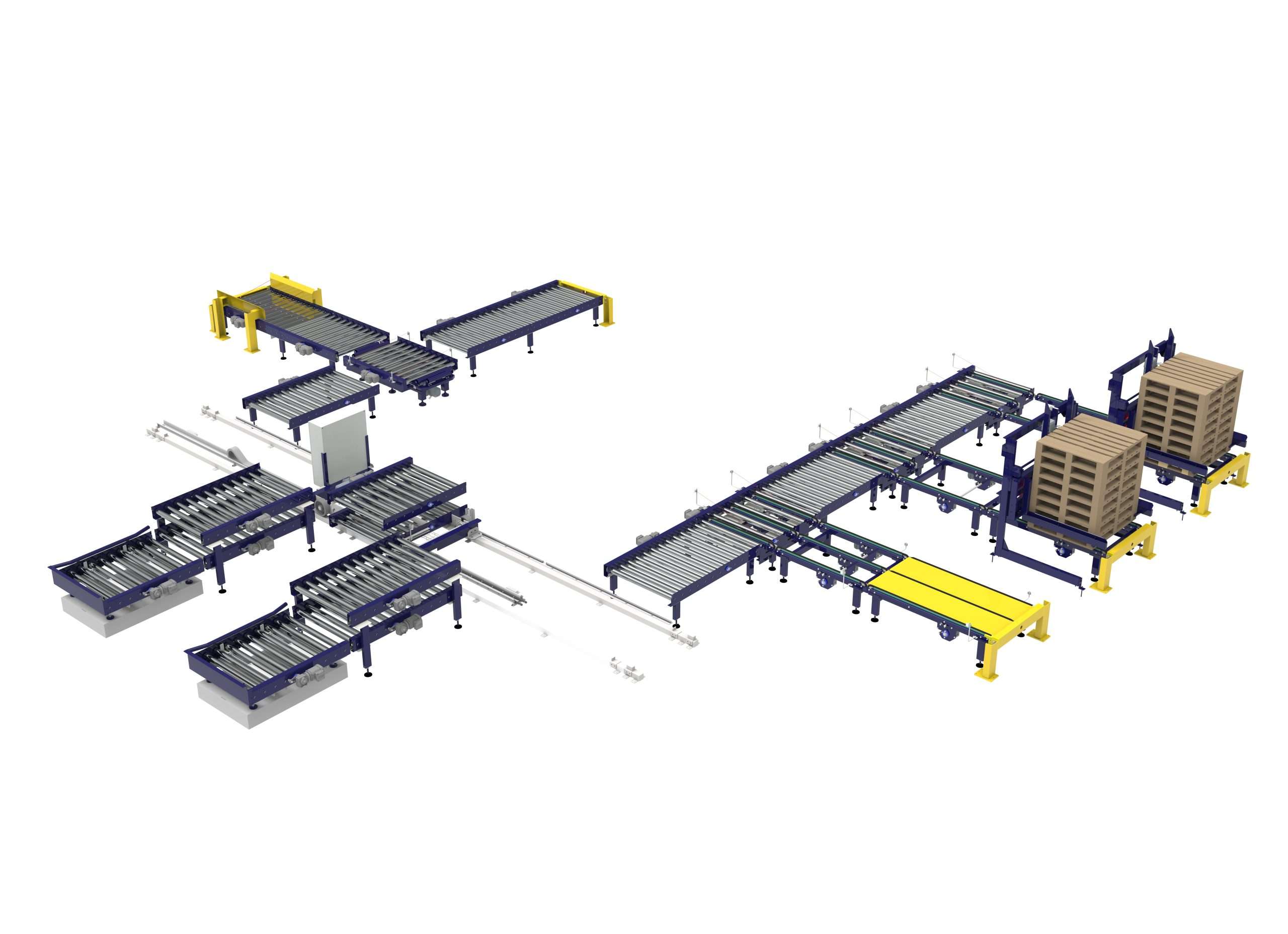Standard Pallet Handling Conveyor System Standard Pallet Handling Conveyor System