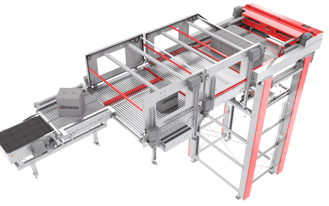 CKF & Qimarox introduce the Highrunner HR9 – Containerised Logistics Palletiser with automatic pattern creation