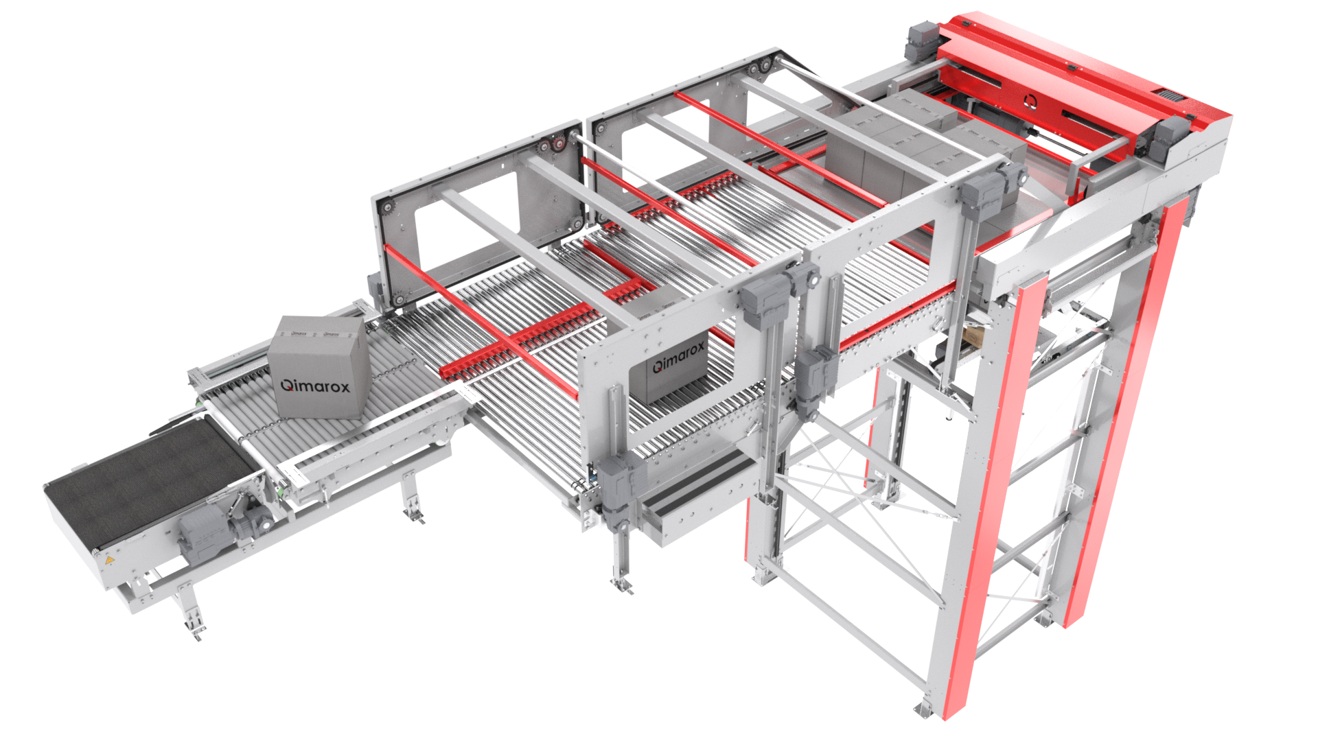 CKF & Qimarox introduce the Highrunner HR9 – Containerised Logistics Palletiser with automatic pattern creation