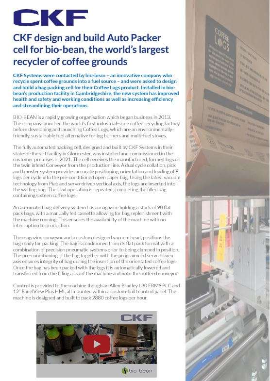 CLF system for handling bulk product